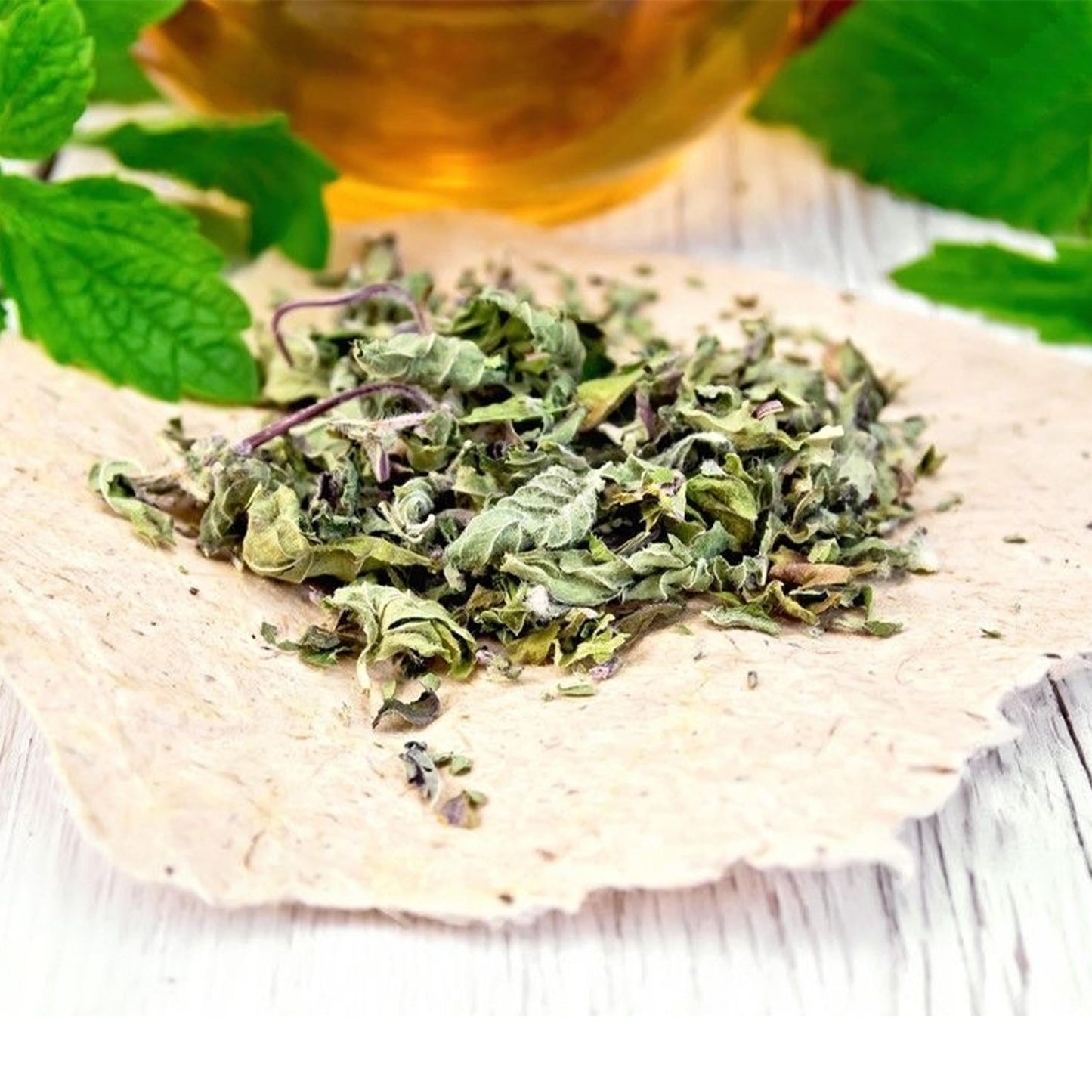 Mint Leaves (Crushed) 1 Pound Bulk Bag-Mentha