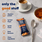 IQBAR x Chef Thomas Keller - Brain and Body Plant Protein Bars - Salted Caramel Chip - 12-Count, Low Carb, High Fiber, Gluten Fr