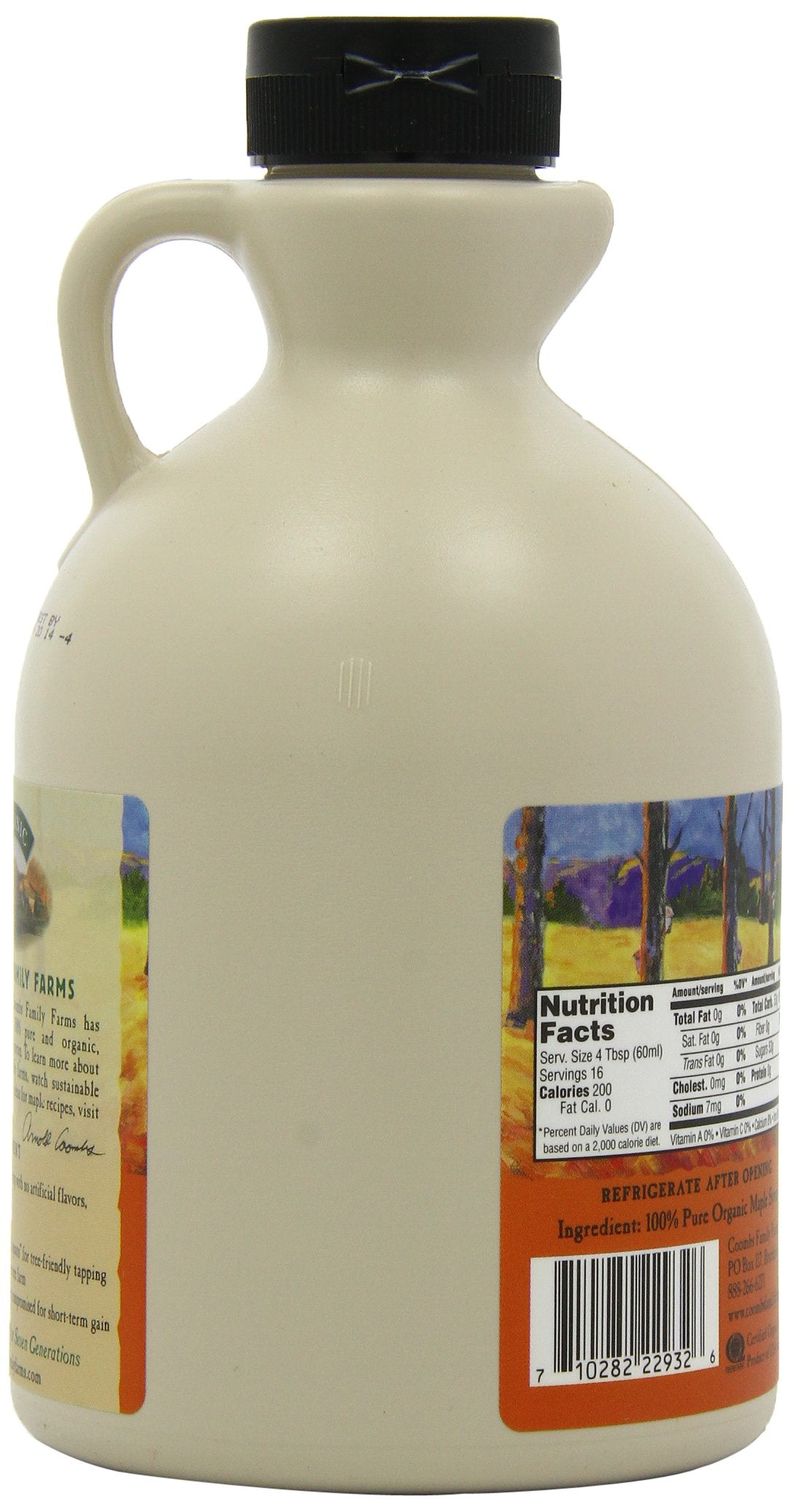 Coombs Family Farms Maple Syrup, Organic Grade A, Amber Color, Rich Taste, 32 Fl Oz