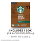 Starbucks Decaf K-Cup Coffee Pods, Pike Place Roast, 24 Count, Compatible with Keurig malt-inspired