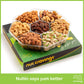 Nut Cravings Gourmet Collection - Rosh Hashana & Shana Tova Mixed Nuts Gift Basket In Green Gold Box (7 Assortments, 1 Lb) Arran