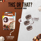 Don'T Worry Low Calorie Meringue Cookies - 4 Pack - Hazelnut, Mint & Chocolate | Chocolate Filled Center |Only 4 Calories Per Pi