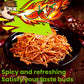 Chinese Specialties Spicy Red Oil Enoki Mushroom, Pickled Vegetables, Latiao Spicy Strips, Chili Sauce Pickle, Crispy Mushroom,