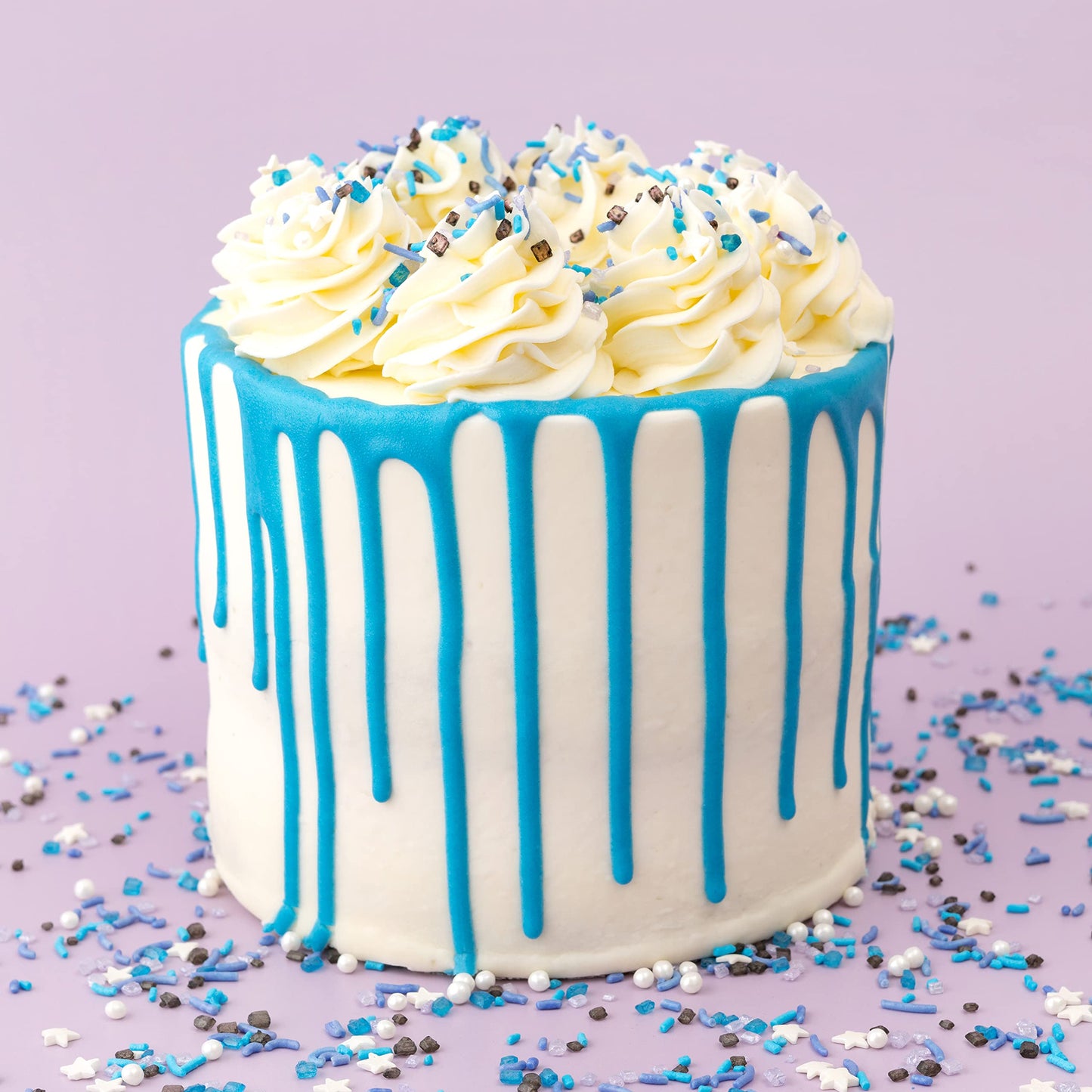 Sweetshop, Sprinkle mix - 10 ounce, Milky Way and Galaxy, Edible Sprinkles, fancy sprinkles for Baking and Decorating, use on Cu