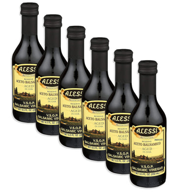 Alessi V.So.P Balsamic Vinegar, 8.5-Ounce (6 Pack)