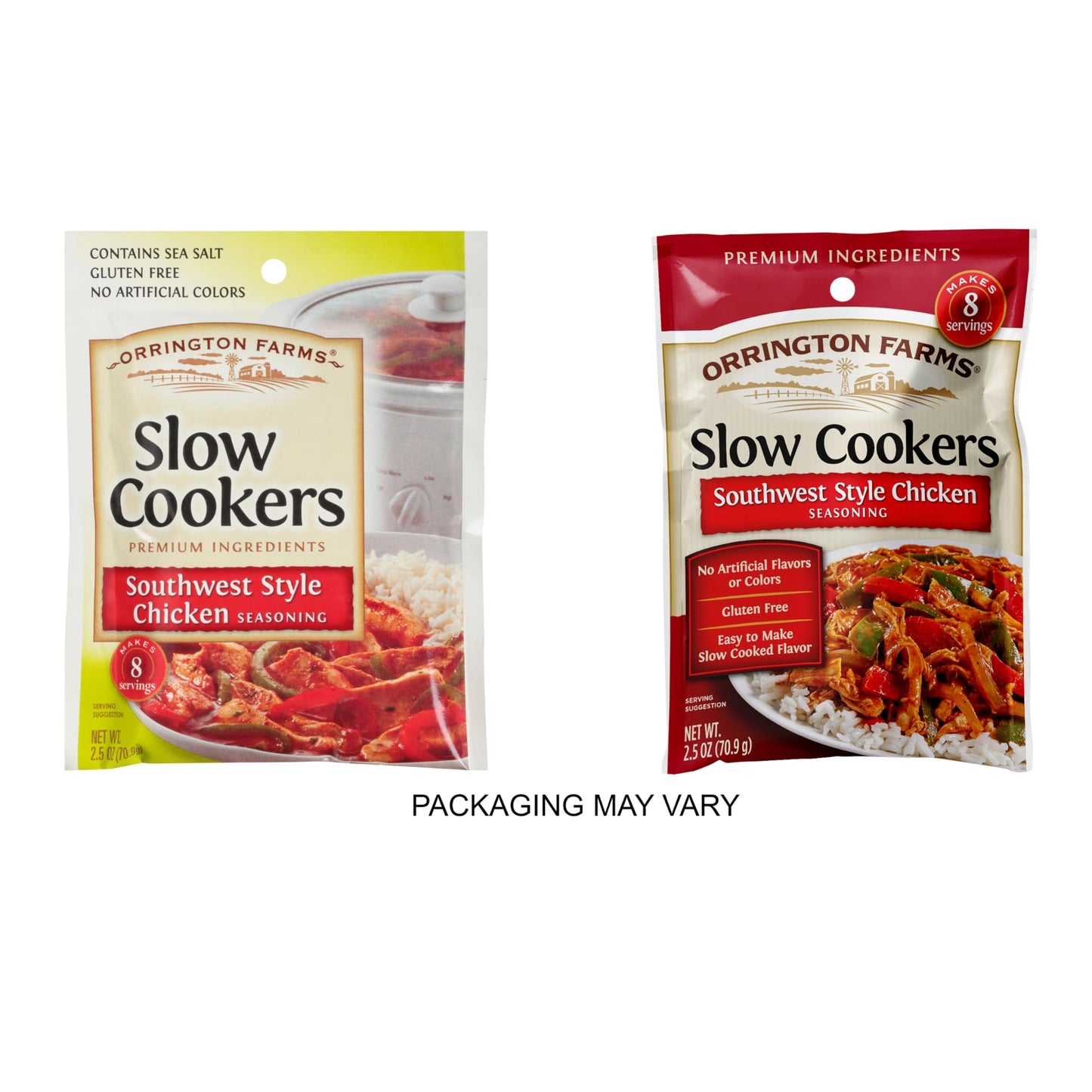 Orrington Farms Slow Cookers Southwest Style Chicken Seasoning, 2.5 Ounce (Pack Of 12)