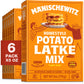 Manischewitz Sweetened Potato Pancake Mix, Kosher, Gluten Free, 6 Ounce (Pack Of 6)