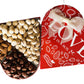 Anna And Sarah Premium Mixed Nuts Medium Size Heart Shaped Gift Basket Oregon Hazelnut-Almond-California Pistachios-Roasted Maca