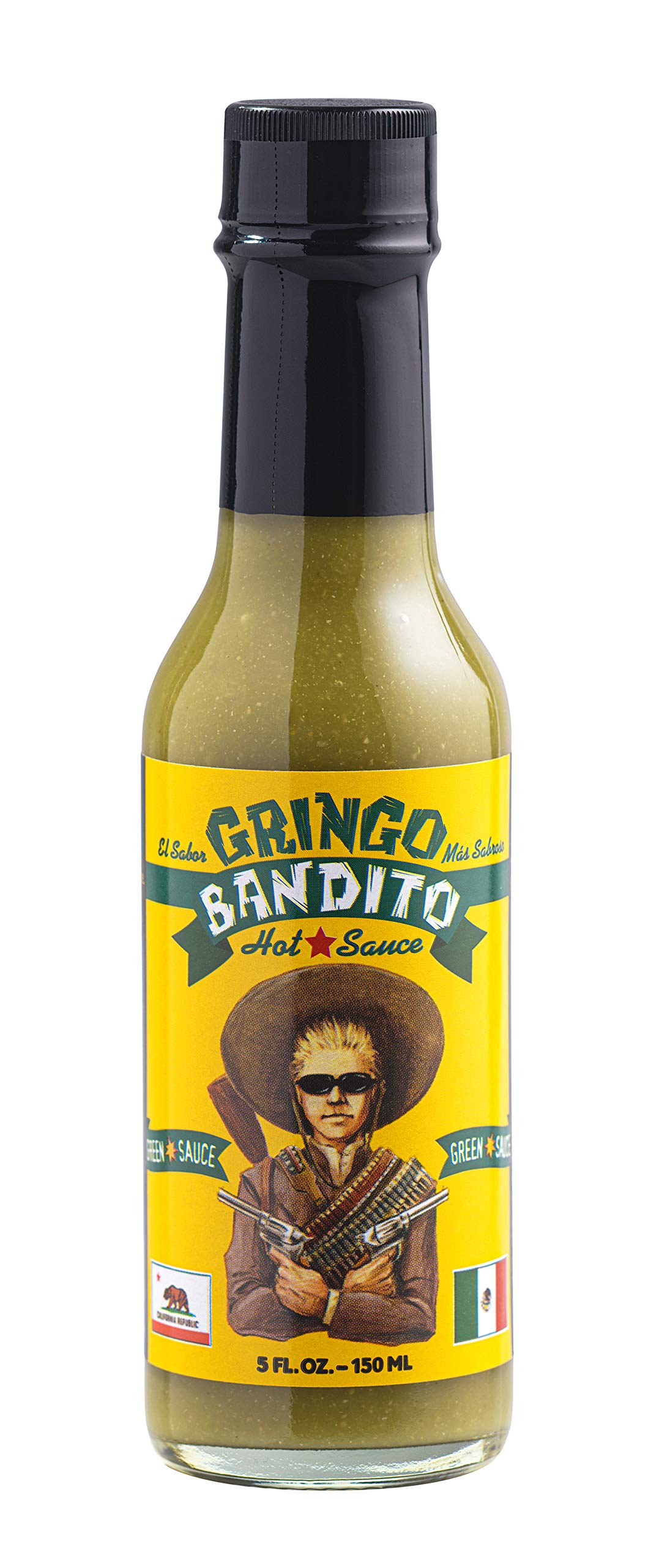 Gringo Bandito Hot Sauce O.G. Variety Pack, 5 Ounce (4 Pack)
