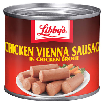 Libby'S Chicken Vienna Sausage In Chicken Broth, Canned Sausage, 4.6 Oz