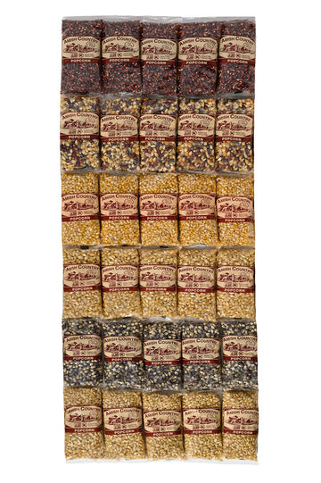 Amish Country Popcorn | 30-4 Oz Bags | Popcorn Kernel Variety Set | Old Fashioned, Non-Gmo And Gluten Free