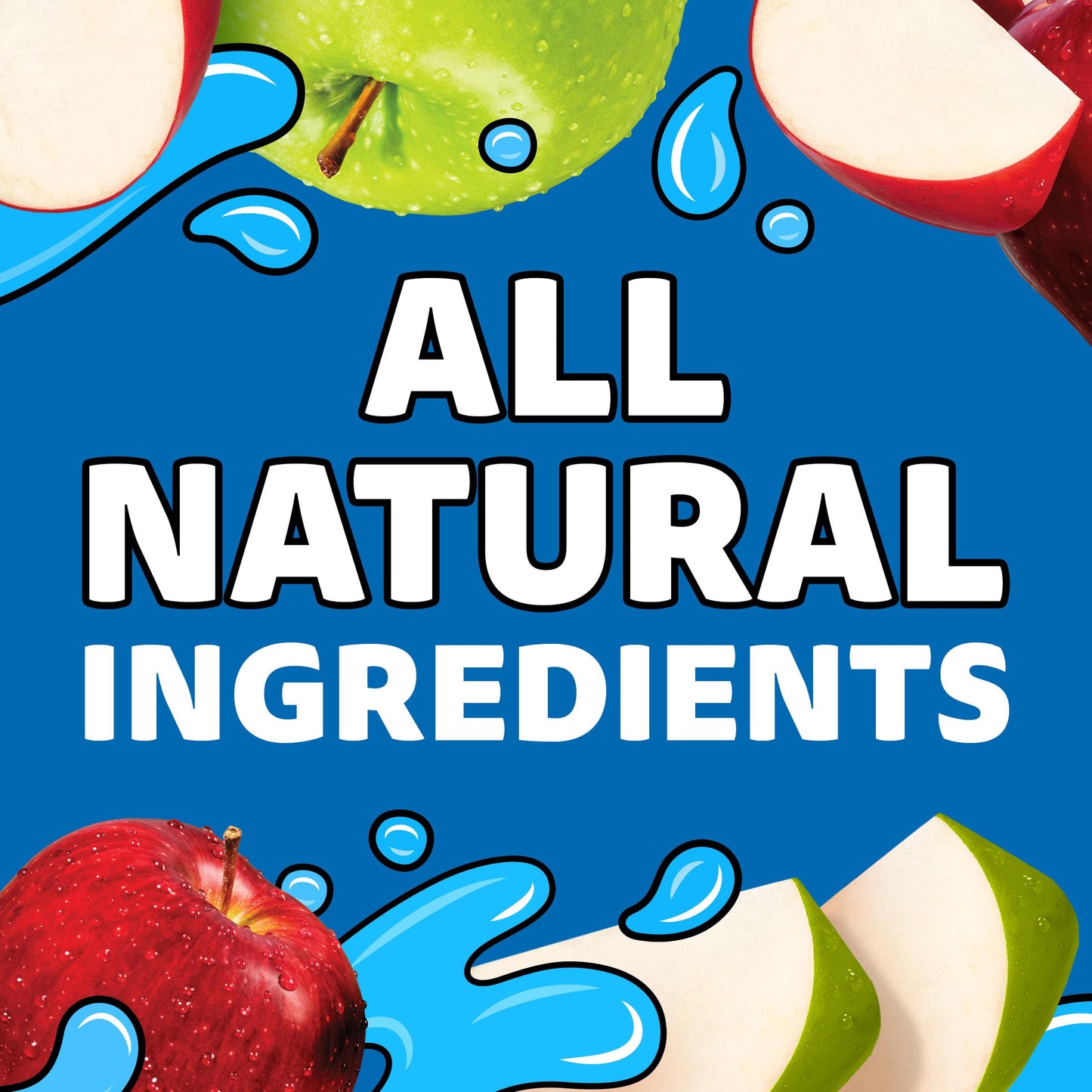 Capri Sun 100% Juice Apple All-Natural Juice From Concentrate With Added Ingredients, 10 Ct Box, 6 Fl Oz Pouches