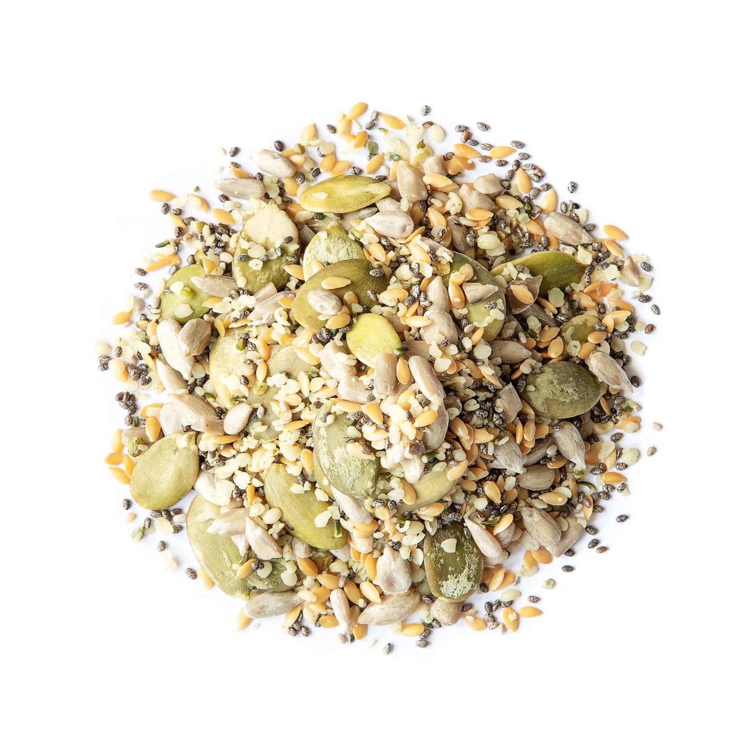 Food To Live - Organic Raw Superseed Mix- Chia, Flax, Hemp, Pumpkin, And Sunflower, 12 Ounces - Non-Gmo Whole Seeds Blend, Vegan