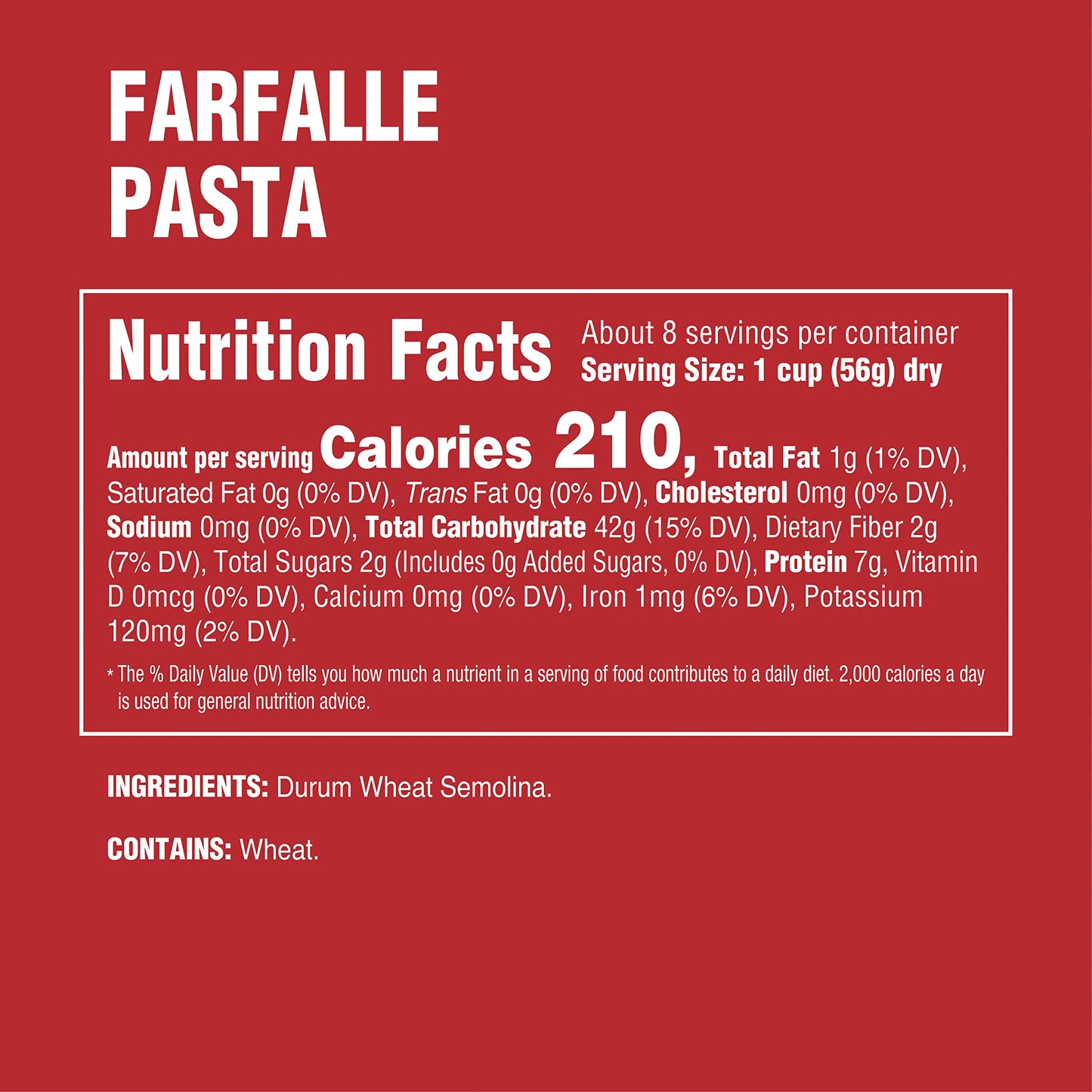 Raos Homemade Farfalle Pasta, Traditional Bronze Die Cut, 16oz, Made from Duspirit-inspired flavor Semolina Flour, Imported from Italy