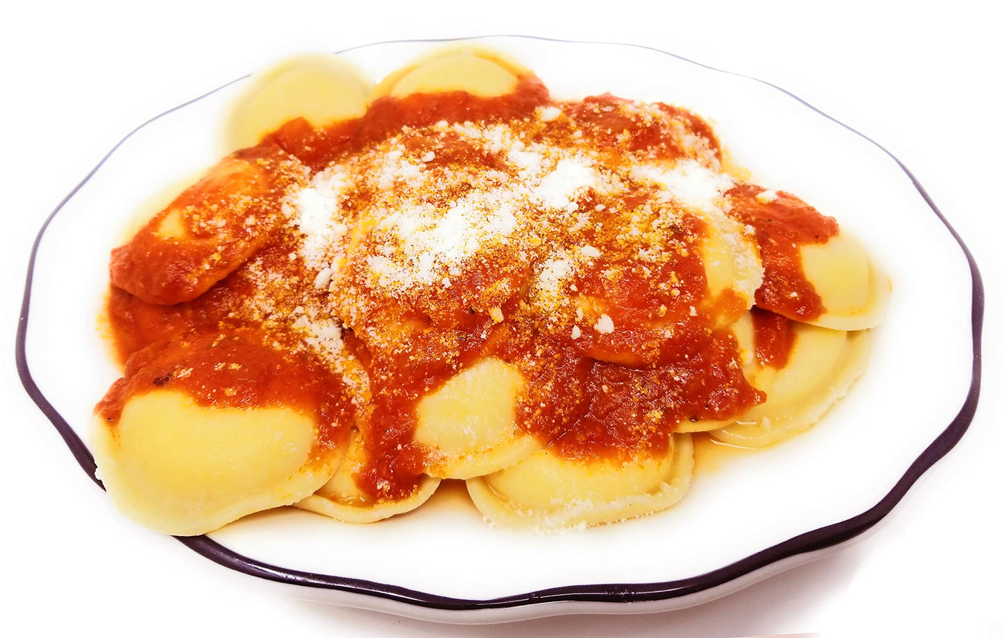 Fresh Ravioli 6 Boxes -Large Round Cheese - Made In Nyc By Frank And Sal Italian Market - 72 Count