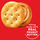Ritz Peanut Butter Sandwich Crackers, 48 Snack Packs (6 Boxes, 6 Crackers Per Pack)