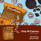 Drizzilicious Mini Rice Cakes Cookies & Cream, Vegan, Gluten Free, 0.74 oz (Pack of 10)