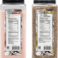 Soeos Himalayan Pink Salt Fine 39 oz + Ground Black Peppercorns 18 oz,Salt and Pepper for Grinder Refill