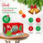 60 Pack Christmas Lollipops - Individually Wrapped Christmas Holiday Themed Hat And Tree Lollipops - Colorful Red & Green Designs & Delicious Flavor -Bulk Candy Use For Stocking Stuffers, Party Favor, Classroom & Office  , Candy Jar Fillers