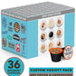 Crazy Cups Cappuccino & Hot Chocolate Variety Pack, Including Flavored Hot Chocolate & Cappuccino Coffee For Keurig K Cup Machin
