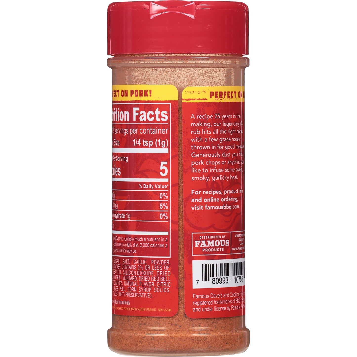 Famous Daves Seasoning Variety 3-Pack, Steak & Burger Rub, Rib Rub for Beef/Pork, Chicken Rub, 6.33 Ounce Each