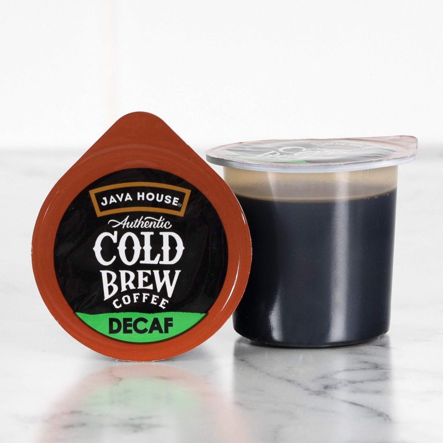 Java House Cold Brew Coffee Concentrate Single Serve Liquid Pods 1.35 Fluid Ounces Each 48 Count, Decaf, 64.8 Fl Oz, (Pack Of 4)