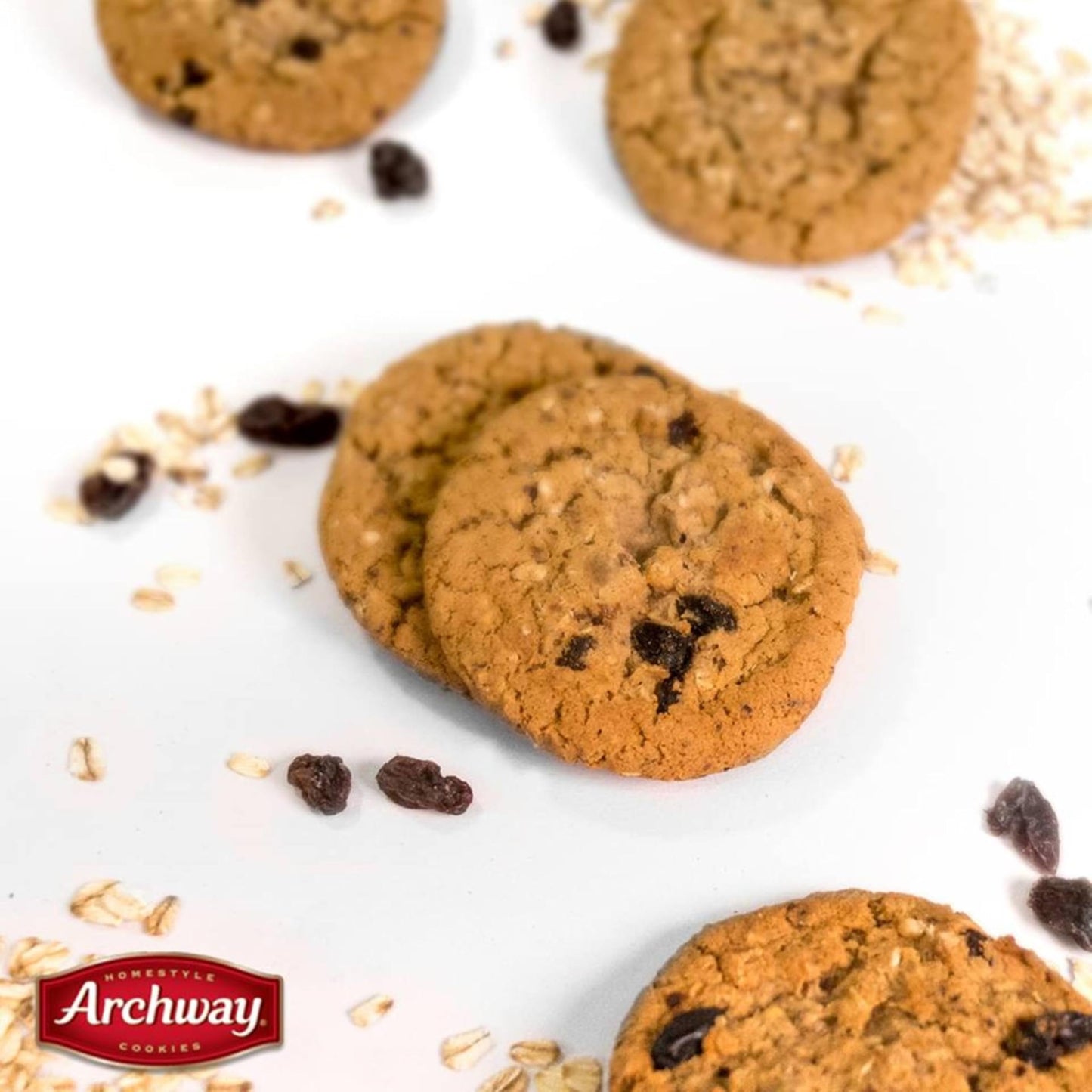 Archway Cookies, Classic Soft Oatmeal Raisin Cookies, 9.25 Oz (Pack of 9)