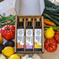 Cobram Estate Extra Virgin Olive Oil - Lemon, Garlic & Onion Flavored, Low-FODMAP, 3 Pack of 250ml Bottles