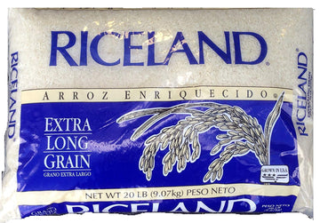 Riceland Foods Extra Long Grain White Rice, 20 lb