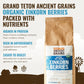 Grand Teton Organic Einkorn Berries - Food-Grade Farro Piccolo for Baking & Cooking, 2.5 lbs