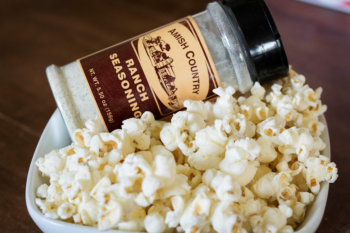 Amish Country Popcorn | Seasoning Variety Pack | BallPark Style ButterSalt - 6 oz and Ranch - 5.5 oz Popcorn Seasoning | Old Fas