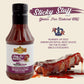 Fat Boy Hickman'S Bbq Sticky Stuff Sauce Pack Of 2 - Perfect For Beef, Pork, Chicken, Pulled Pork And Ribs - Clean Ingredients,