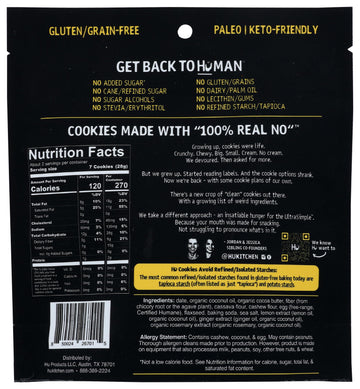 Hu Kitchen Ginger Snap Cookies, 2.25 Oz