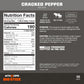 MTN OPS Big Stick High Protein Meat Sticks - 20g Protein  10% Collagen - ed Pepper Flavor - Individually Wrapped Beef Snacks - 10 Count Carton