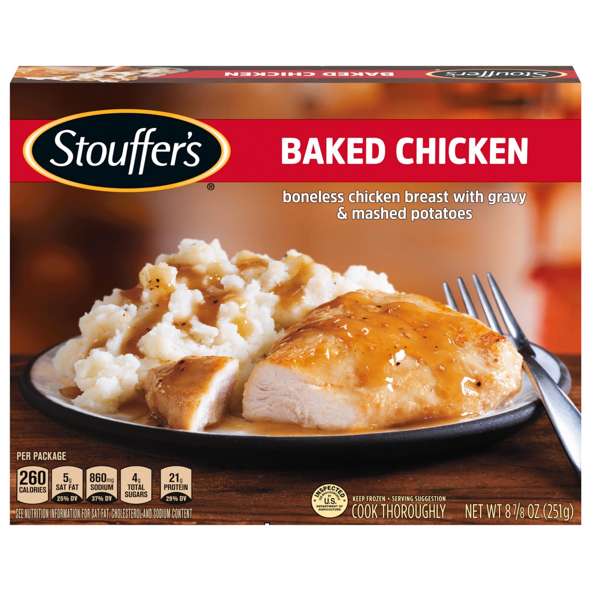 Stouffers Baked Chicken Frozen Meal,8.875 Ounce (Pack of 1)