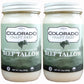 Colorado Craft Beef - 100% Pure Beef Tallow for Cooking, Gluten Free, Grass Fed, No Sugar Added, Keto Friendly, 2 Pack (14oz eac