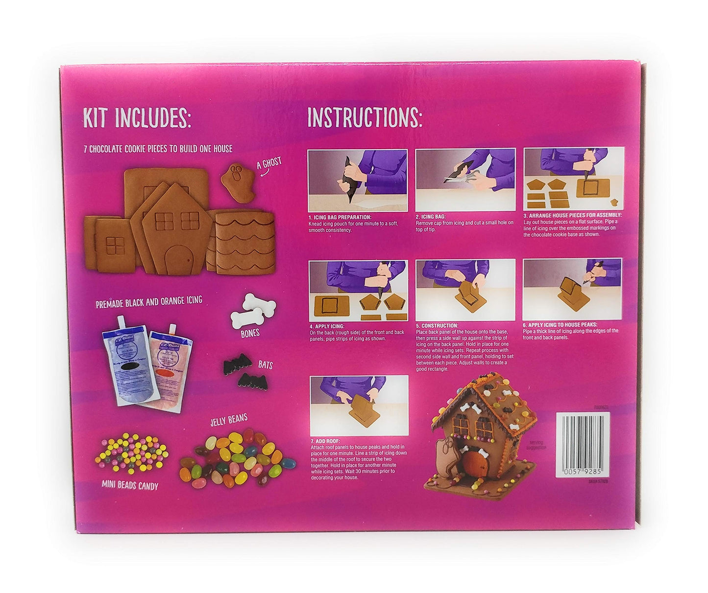 Trader Joes Halloween Haunted House Cookie Kit