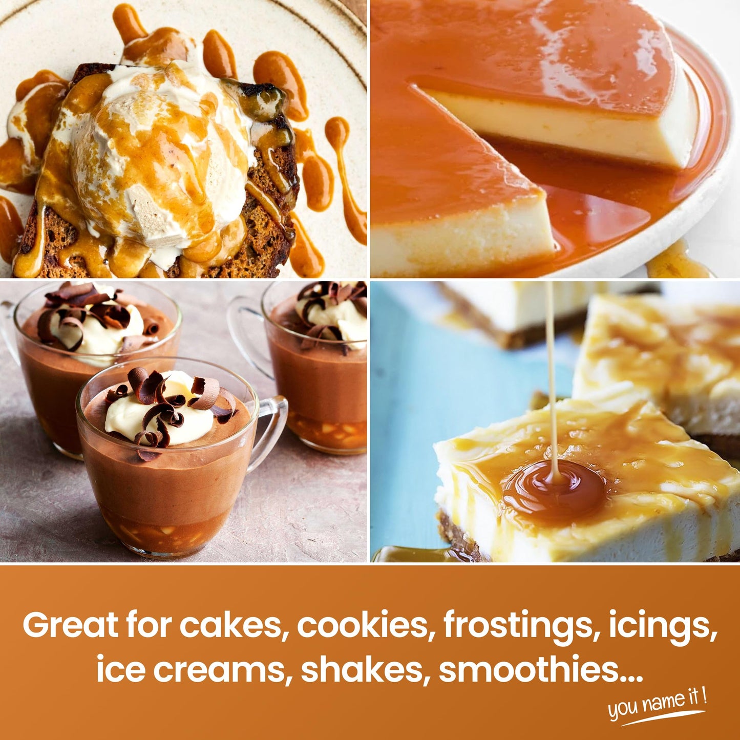 Lorann Oils Caramel Bakery Emulsion: Rich Caramel, Perfect For Boosting Sweet Caramel Notes In Cakes, Cookies & Desserts, Gluten
