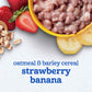 Gerber Toddler Food, Oatmeal And Barley Strawberry Banana Cereal, Iron Helps Support Brain Development, Toddler Oatmeal