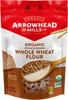 Arrowhead Mills Organic Stone Ground Whole Wheat Flour, 22 oz Bag (Pack of 6)
