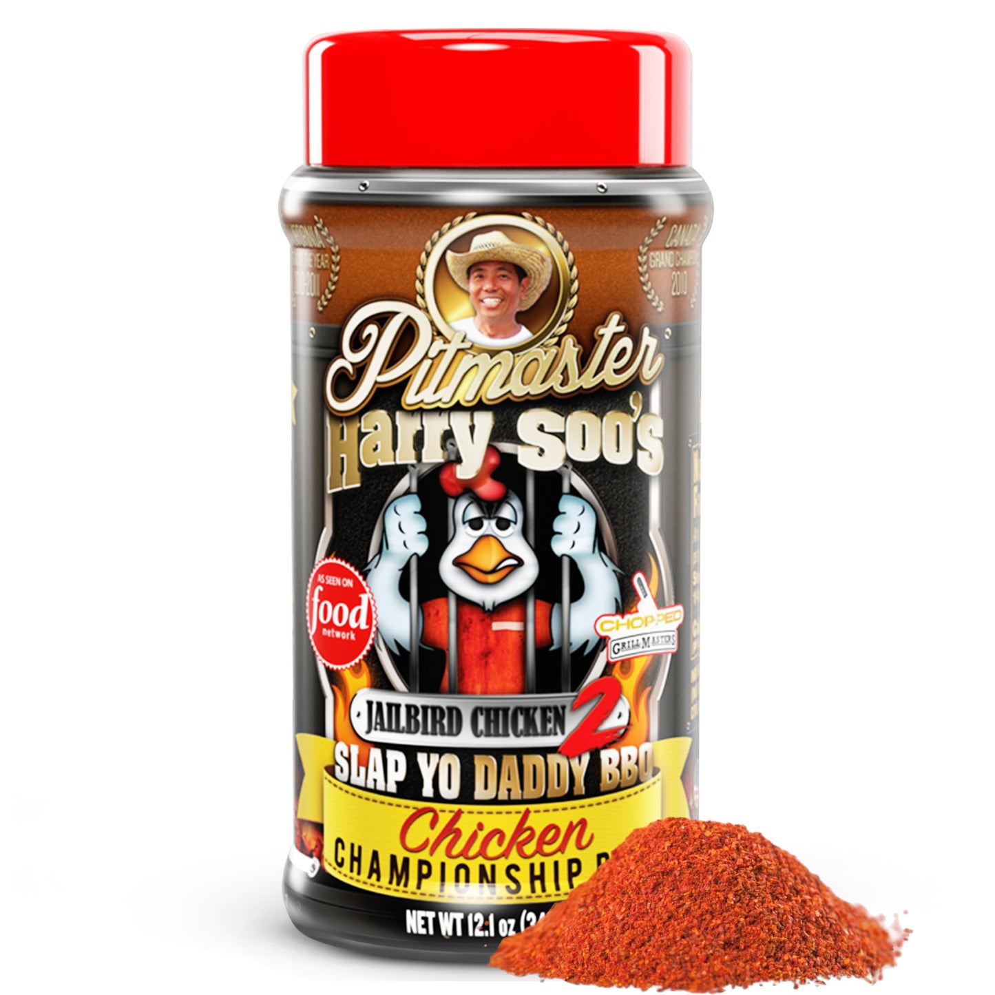 Slap Yo Daddy BBQ Rub - Championship BBQ Seasoning - Gluten Free, No MSG - 12 Oz