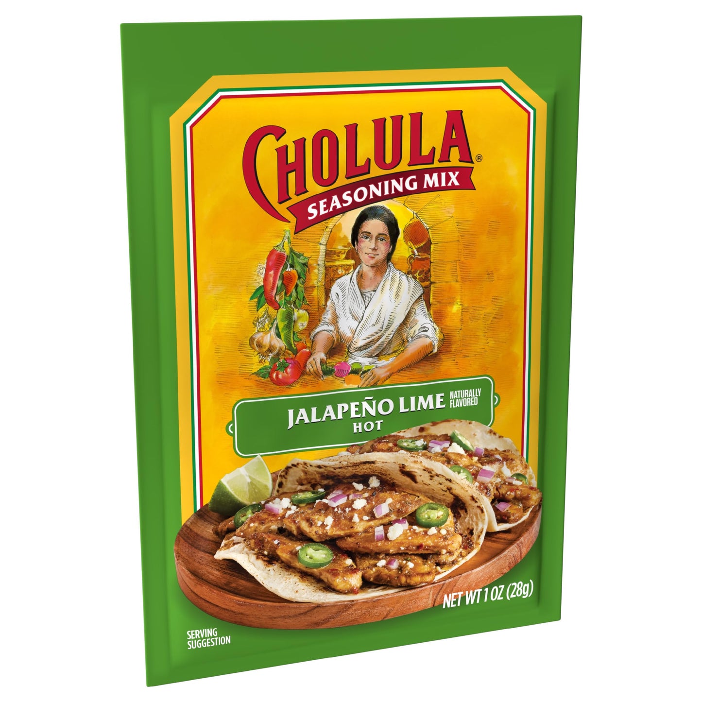Cholula Jalapeo Lime Seasoning Mix, 1 Oz (Pack Of 12)