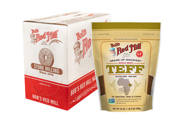 Bob s Red Mill Whole Grain Teff, 24oz (Pack of 4) - Non GMO, Whole Grain, Vegan, Kosher