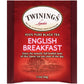 Twinings English Breakfast Tea Bags, 50 Count, Red, Model ZQB-17048
