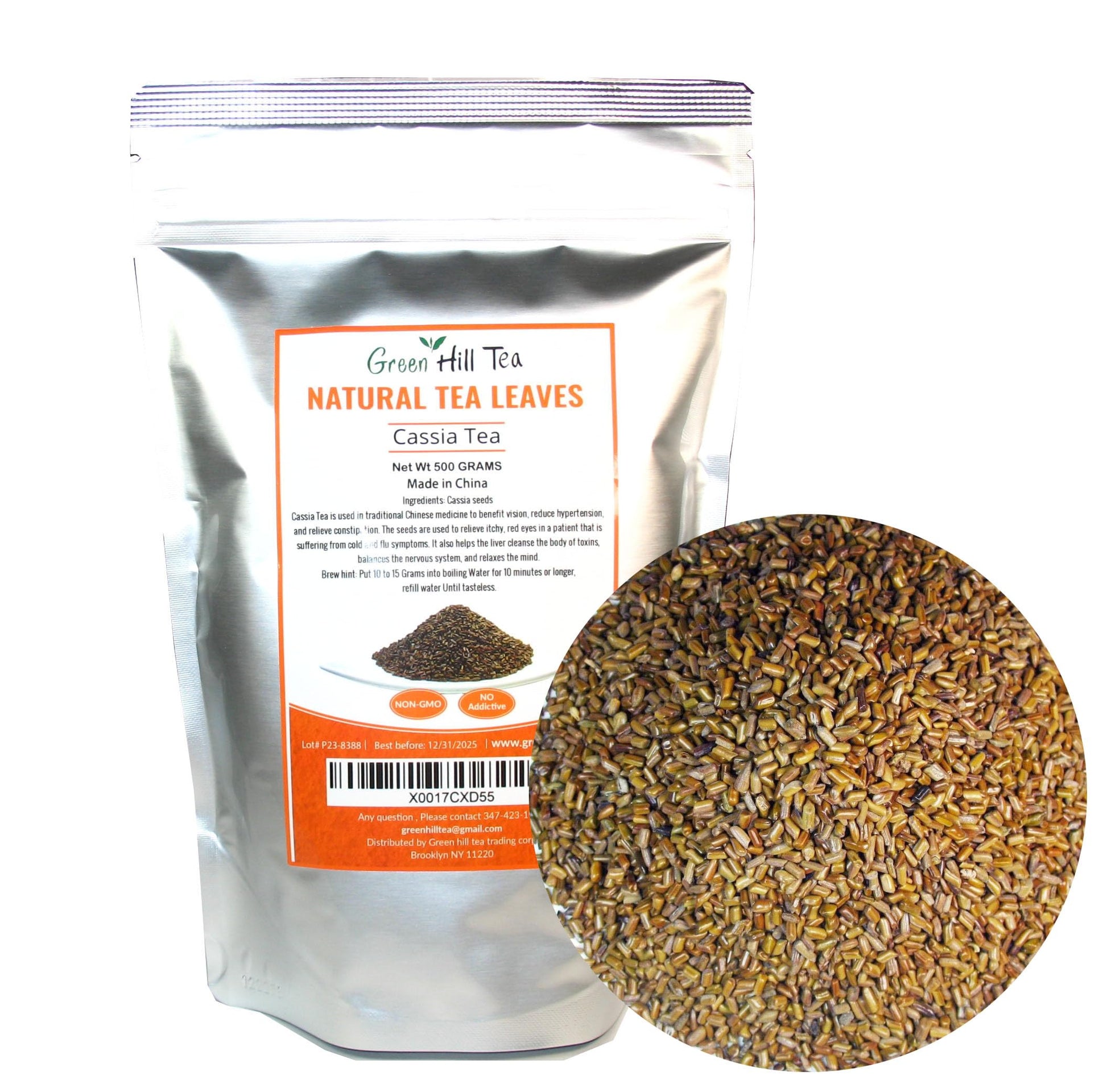 Cassia Tea Jue Ming Zi Herbal Medicine, 500g, 1.10 lb Pack