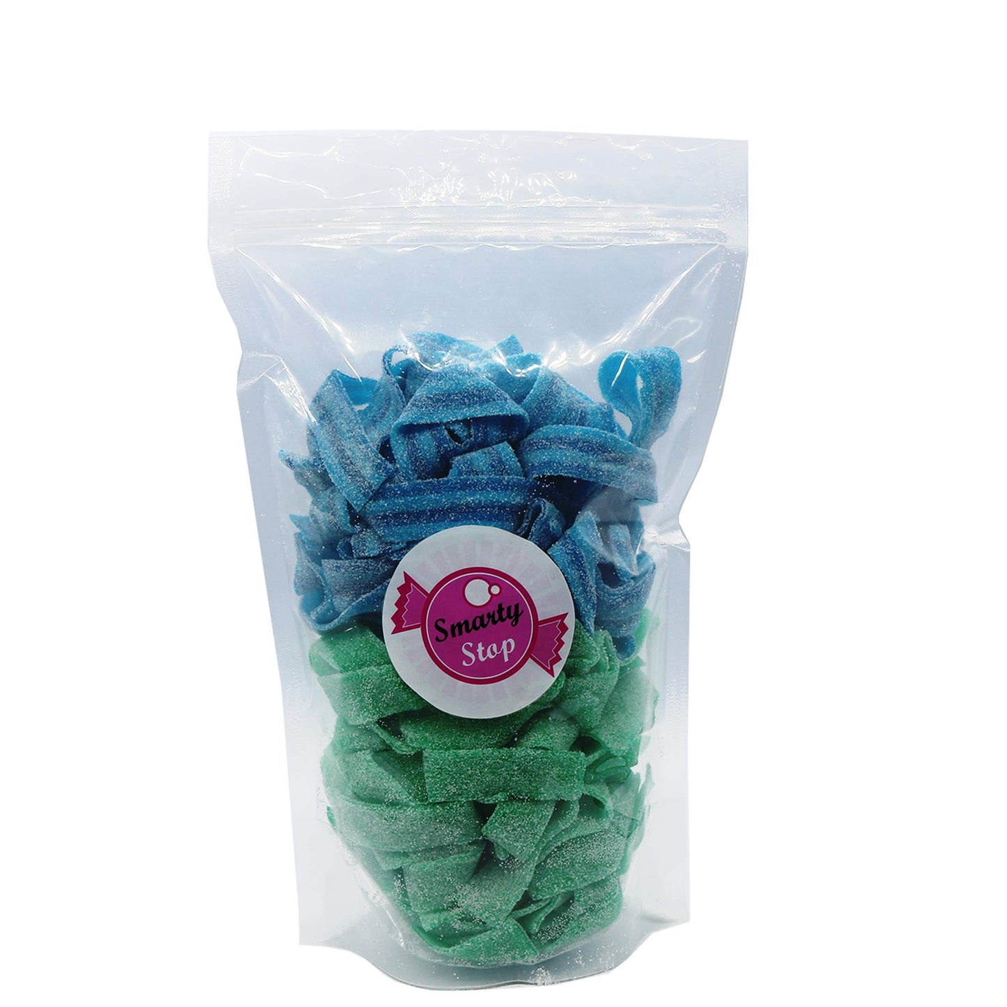 Smarty Stop Sour All Flavor Gummy Belts Candy 1 Pound (Spring Mix)