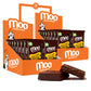 Moo Chocolates All Natural Solid Dark Chocolate Mini Bars 0.7 oz, 28 ct (Pack of 2) | 100 Calorie Snacks for On-the-Go, Lunchbox