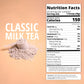 Boba Tea Protein Classic Milk Tea - 25g Grass-Fed Whey Protein Isolate Powder, Gluten-Free, 25 Servings, White