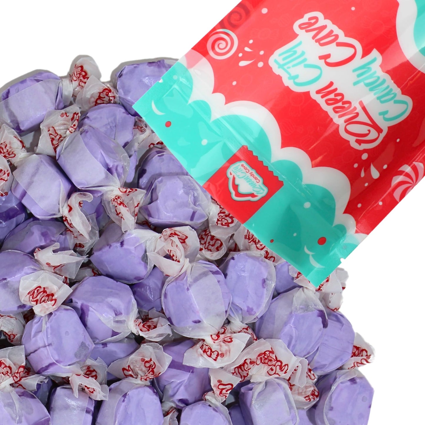 QUEEN CITY CANDY CAVE G  Salt Water Taffy - Assorted Flavors - 2.5 Pound Bulk Candy