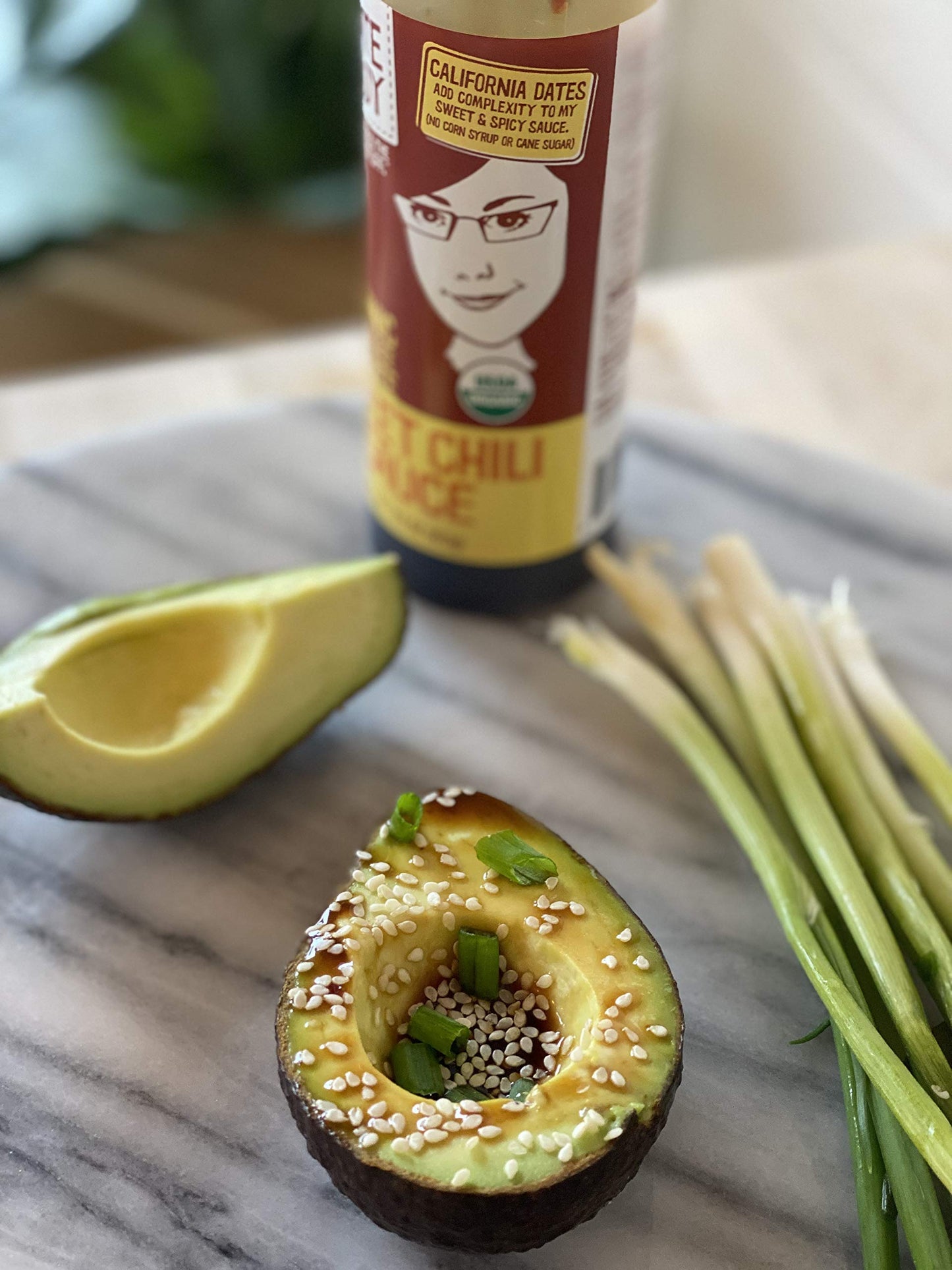 Date Lady Sweet Chili Sauce, 14.5 oz - Spicy & Flavorful Condiment, Perfect for Dipping and Cooking